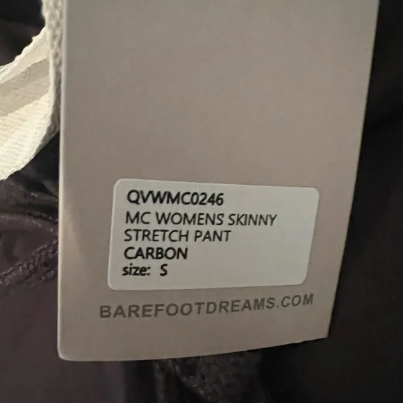 NWT Barefoot Dreams Malibu Collection® Women's Skinny Stretch Pant -Carbon - Picture 2 of 3